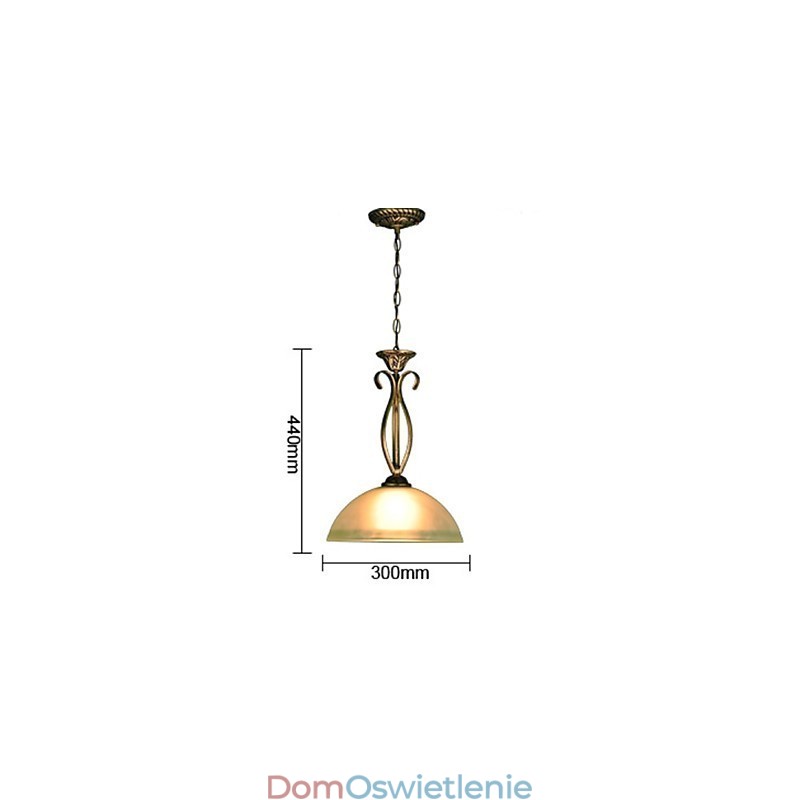 Lampa stołowa Northern Rural to współczesne i oszczędne pomysły. Pojedyncza głowica lampy wiszącej ze szkła