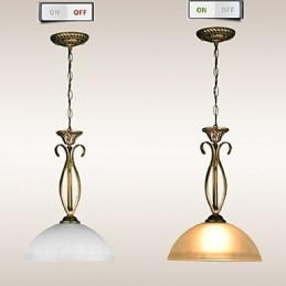 Lampa stołowa Northern Rural to współczesne i oszczędne pomysły. Pojedyncza głowica lampy wiszącej ze szkła