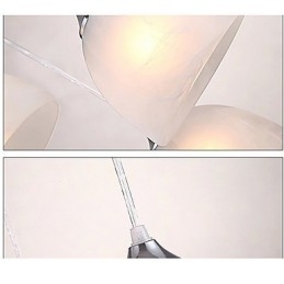 Nowoczesna współczesna lampa wisząca w kształcie miski