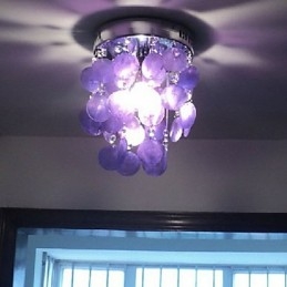 Nowoczesna współczesna lampa wisząca w stylu mini chrom