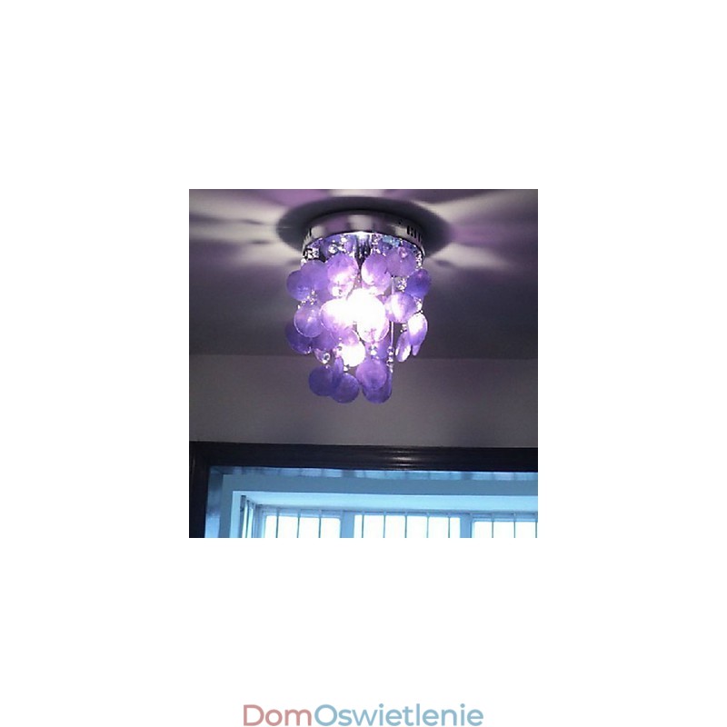 Nowoczesna współczesna lampa wisząca w stylu mini chrom