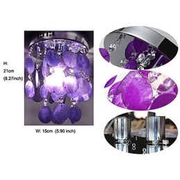 Nowoczesna współczesna lampa wisząca w stylu mini chrom