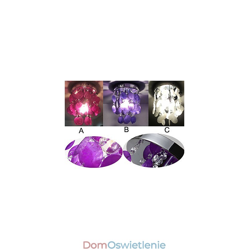 Nowoczesna współczesna lampa wisząca w stylu mini chrom