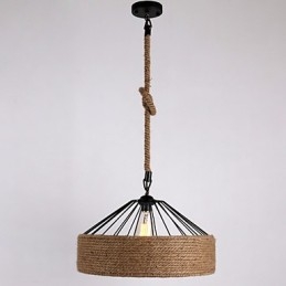 1 Lekka lampa wisząca na sznurku w stylu mini, nowoczesna, współczesna, rustykalna