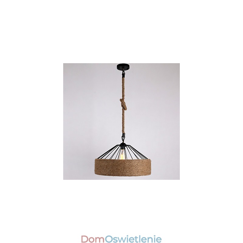 1 Lekka lampa wisząca na sznurku w stylu mini, nowoczesna, współczesna, rustykalna