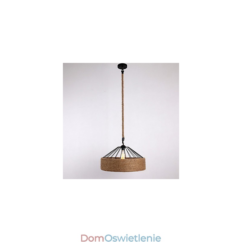 1 Lekka lampa wisząca na sznurku w stylu mini, nowoczesna, współczesna, rustykalna
