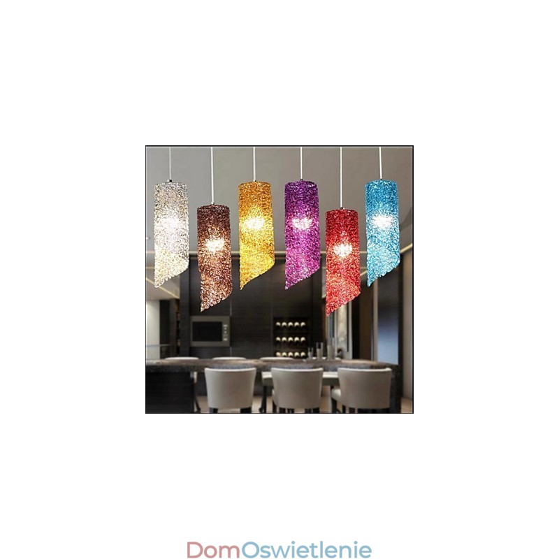 Pojedyncza głowica cylindryczna okrągła długa aluminiowa cylindryczna lampa kreatywna