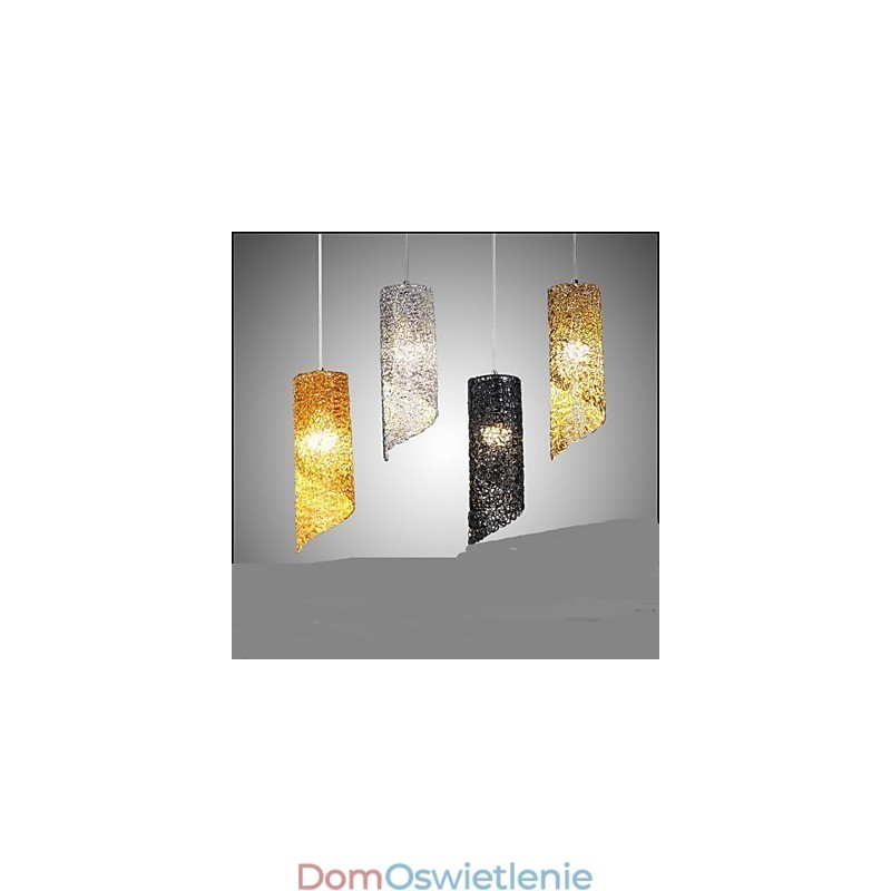 Pojedyncza głowica cylindryczna okrągła długa aluminiowa cylindryczna lampa kreatywna