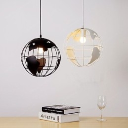 Nowoczesna, współczesna lampa wisząca w stylu country globe