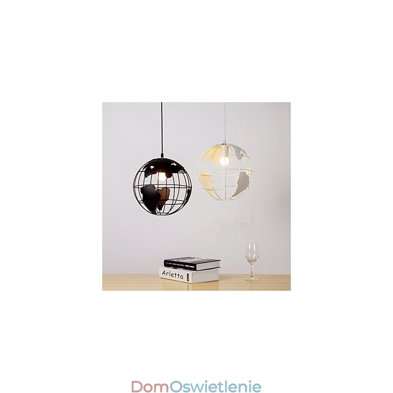 Nowoczesna, współczesna lampa wisząca w stylu country globe