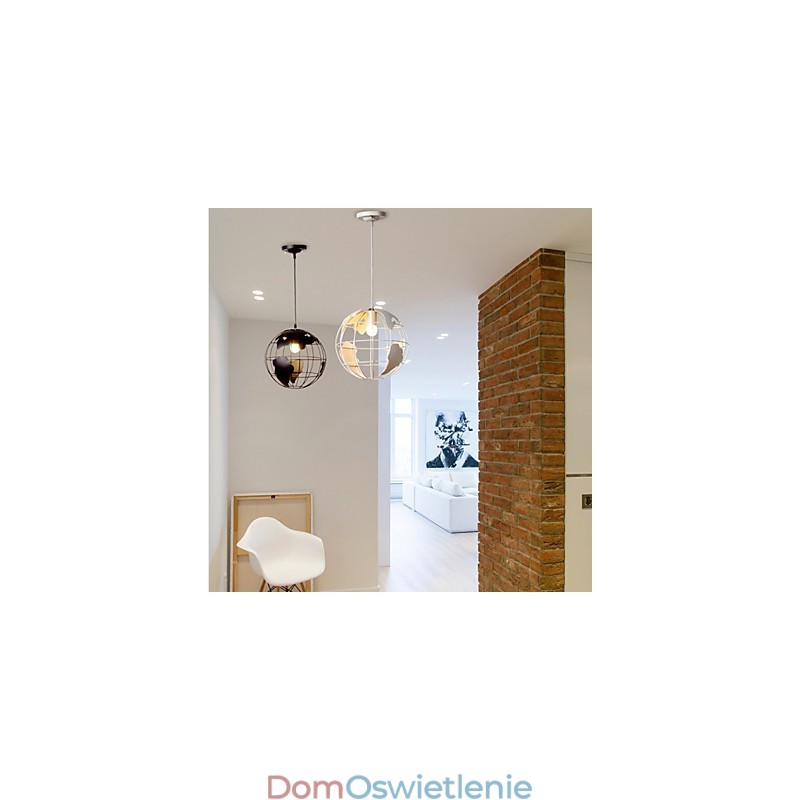 Nowoczesna, współczesna lampa wisząca w stylu country globe
