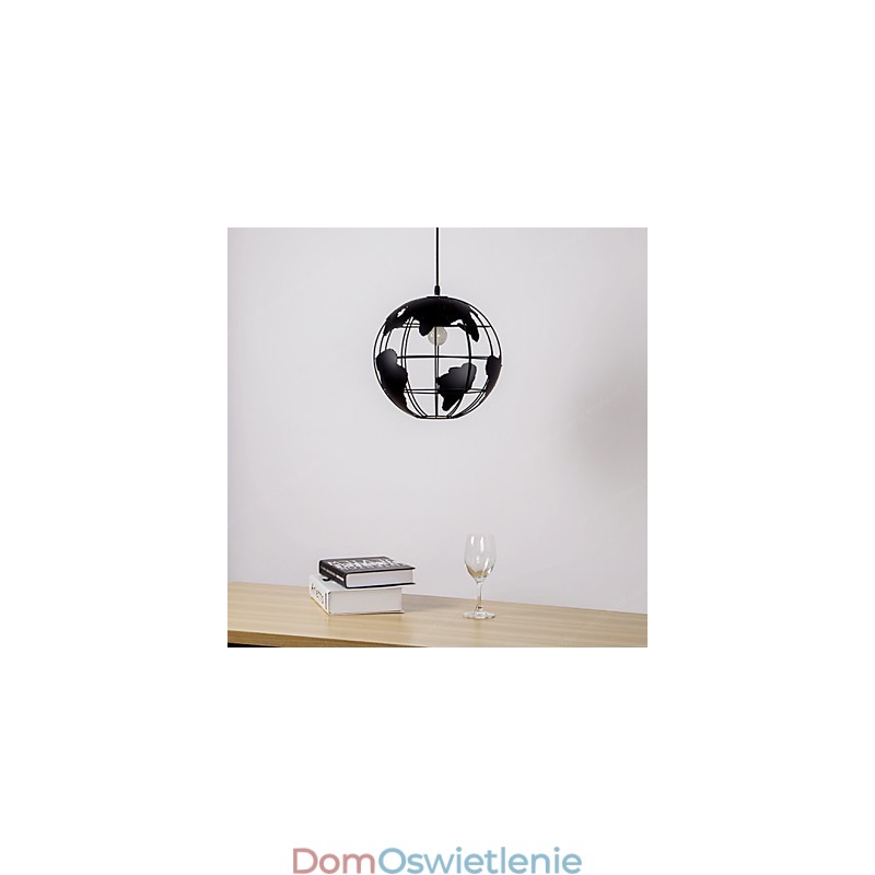 Nowoczesna, współczesna lampa wisząca w stylu country globe