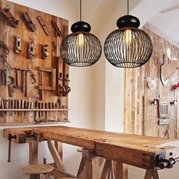 Retro Designers Metalowa lampa wisząca