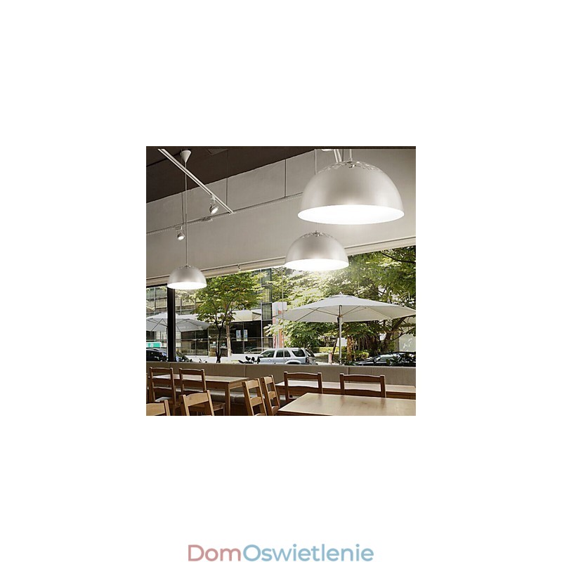 Styl vintage, minimalistyczny, 1 lampa wisząca z rzeźbionym kloszem