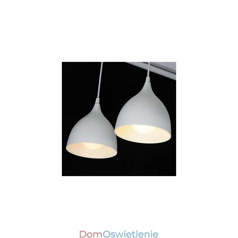 Nowoczesna minimalistyczna lampa wisząca z żarówką