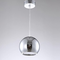 Nowoczesna, współczesna lampa wisząca z metalu galwanizowanego Globe