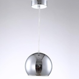 Nowoczesna, współczesna lampa wisząca z metalu galwanizowanego Globe