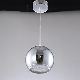 Nowoczesna, współczesna lampa wisząca z metalu galwanizowanego Globe