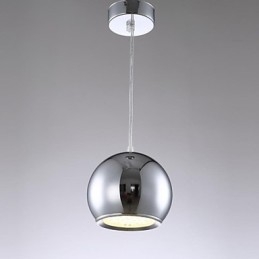 Nowoczesna, współczesna lampa wisząca z metalu galwanizowanego Globe