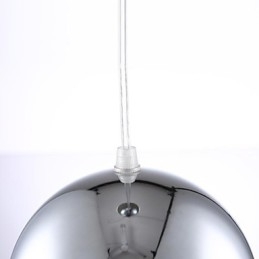 Nowoczesna, współczesna lampa wisząca z metalu galwanizowanego Globe