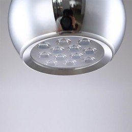 Nowoczesna, współczesna lampa wisząca z metalu galwanizowanego Globe