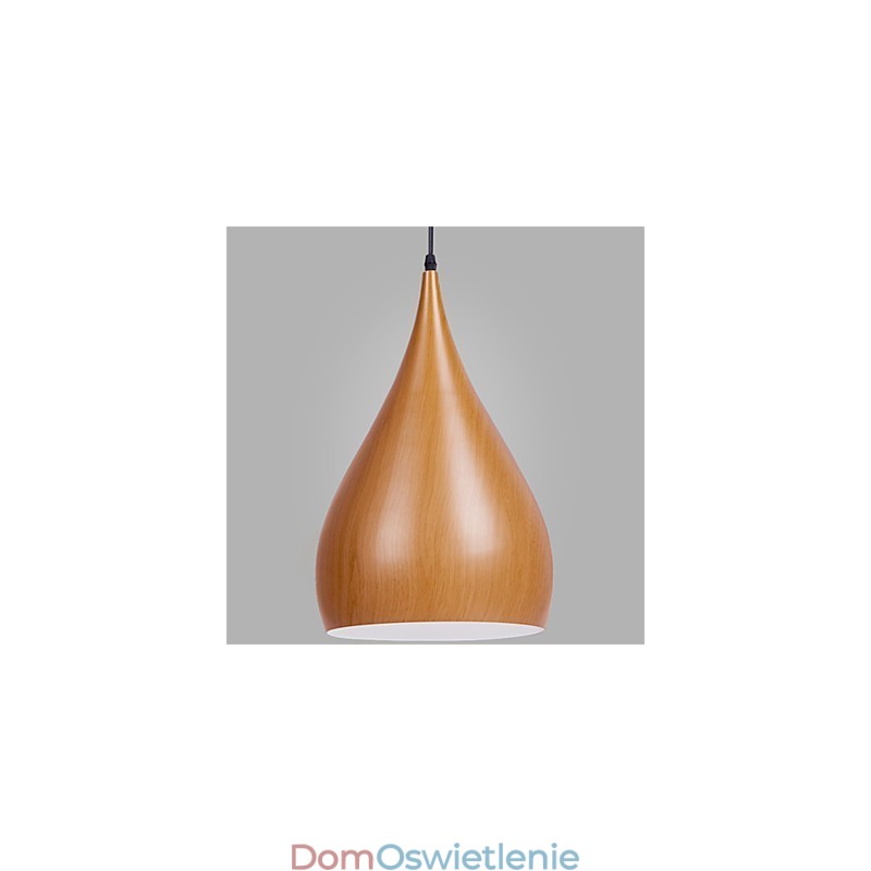 Lampa wisząca retro z drewna i metalu, lampy wiszące do kawiarni