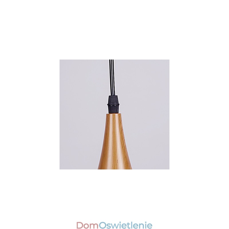 Lampa wisząca retro z drewna i metalu, lampy wiszące do kawiarni