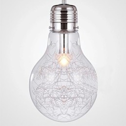 Lampy wiszące Tradycyjne Klasyczne Rustykalne Chata Vintage Retro Szkło