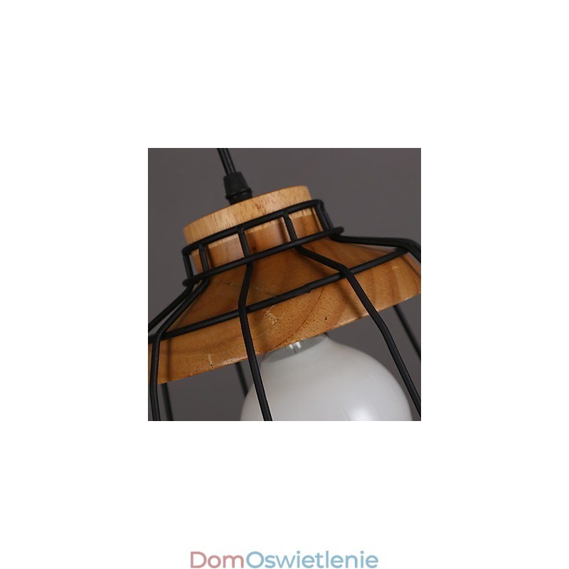 Nordic Creative Żyrandol z kutego żelaza Cafe Retro Net Droplight