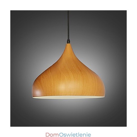Lampa wisząca retro z drewna i metalu, lampy wiszące kawiarniane Lampa wisząca retro z drewna i metalu, lampy wiszące kawiarniane