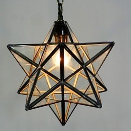 Pentagon Star Light Skrócona i nowoczesna lampa żyrandolowa