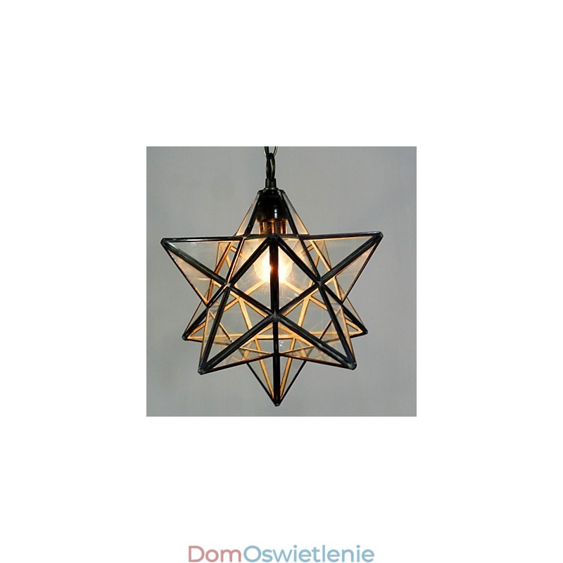 Pentagon Star Light Skrócona i nowoczesna lampa żyrandolowa