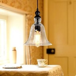 Europejski kontraktowy żyrandol szklany typu loft Bell