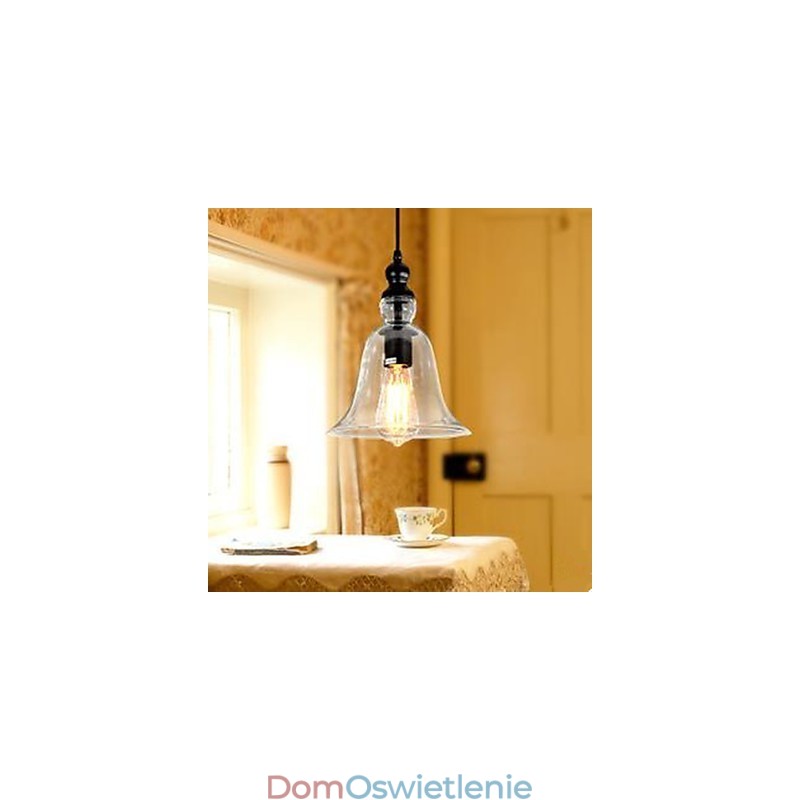 Europejski kontraktowy żyrandol szklany typu loft Bell