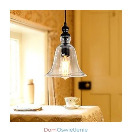Europejski kontraktowy żyrandol szklany typu loft Bell Europejski kontraktowy żyrandol szklany typu loft Bell