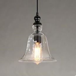 Europejski kontraktowy żyrandol szklany typu loft Bell