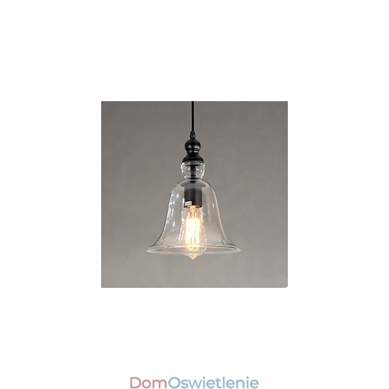 Europejski kontraktowy żyrandol szklany typu loft Bell