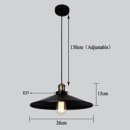 Europejski styl retro klasyczna lampa wisząca sztuka droplight