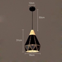 Retro Klasyczne Metalowe Lampy Sufitowe Proste Lampy Wiszące Lampy Wiszące Cafe