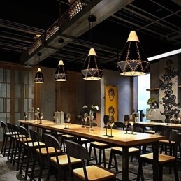 Retro Klasyczne Metalowe Lampy Sufitowe Proste Lampy Wiszące Lampy Wiszące Cafe