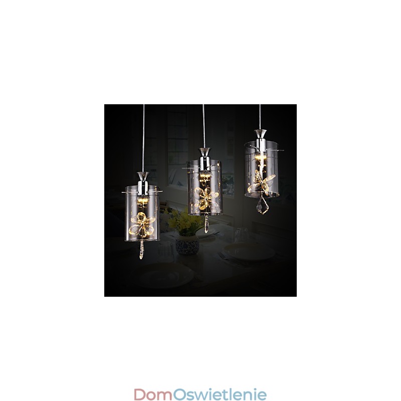 Nowoczesna Współczesna Kryształowa Inna Szklana Lampa Wisząca
