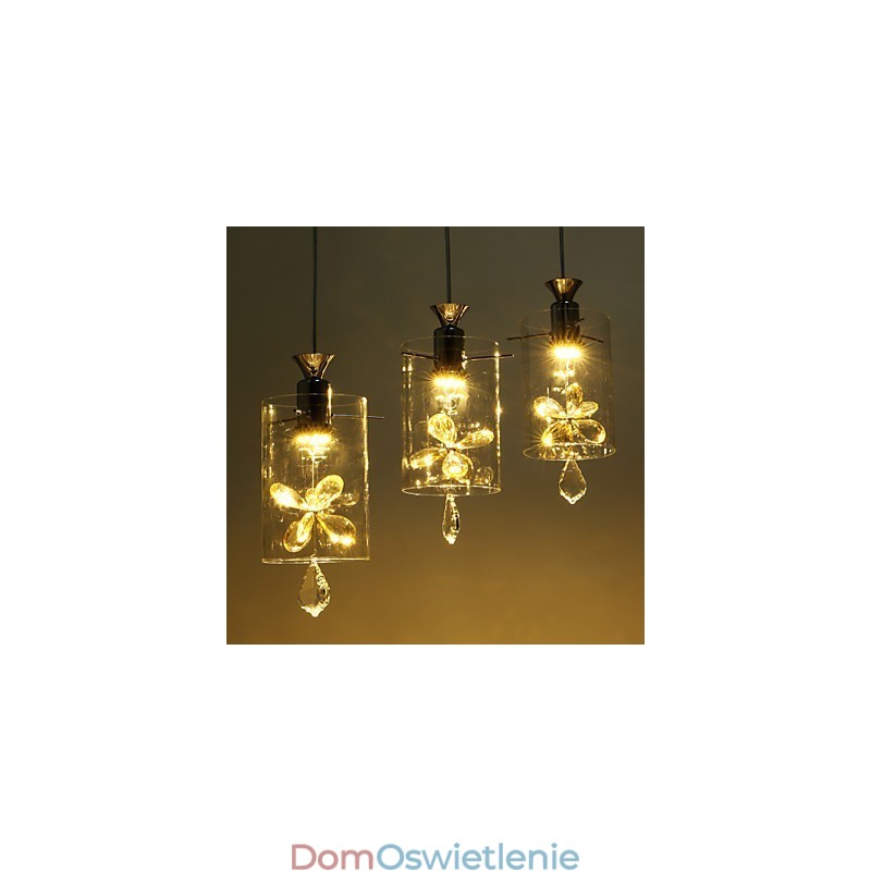 Nowoczesna Współczesna Kryształowa Inna Szklana Lampa Wisząca