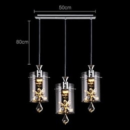 Nowoczesna Współczesna Kryształowa Inna Szklana Lampa Wisząca