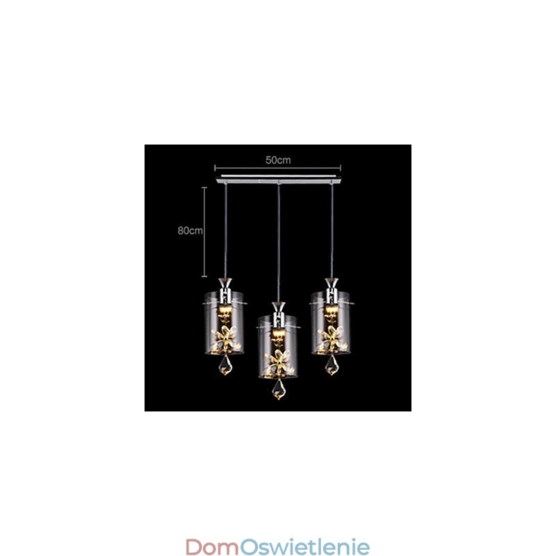 Nowoczesna Współczesna Kryształowa Inna Szklana Lampa Wisząca