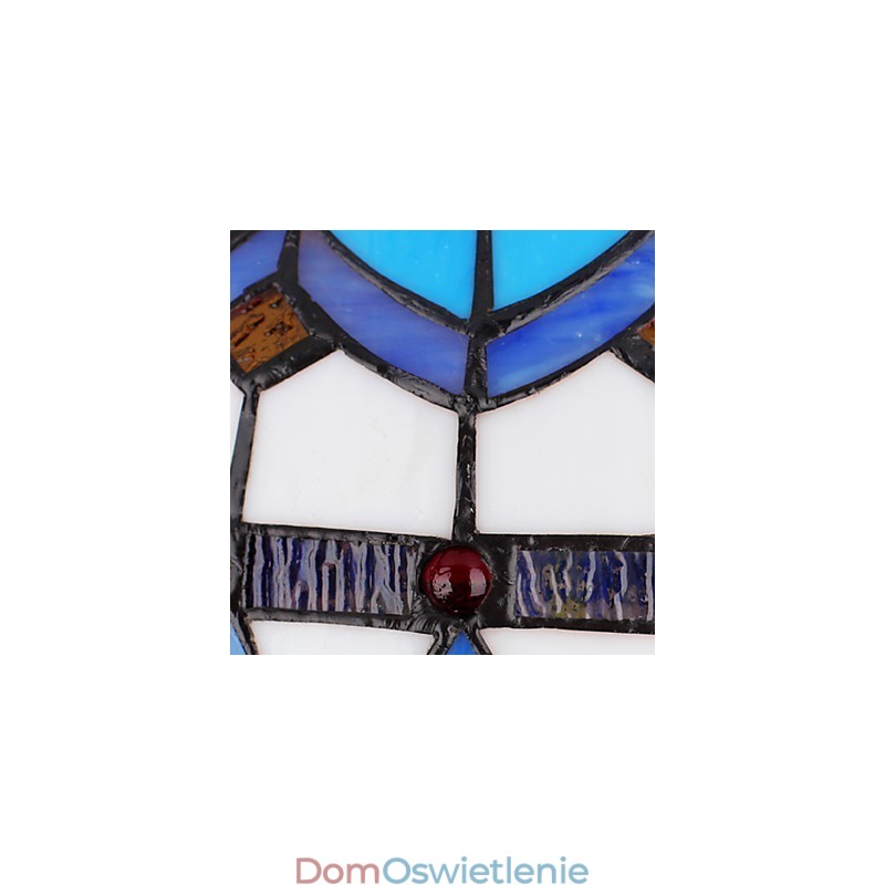 Europejskie wiejskie kreatywne sztuki witraż żyrandol przywracający starożytne sposoby lampa światło