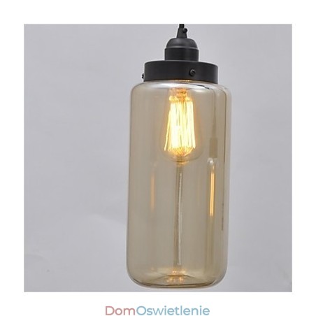 Amerykański retro minimalistyczny żyrandol z pojedynczą szybą Amerykański retro minimalistyczny żyrandol z pojedynczą szybą