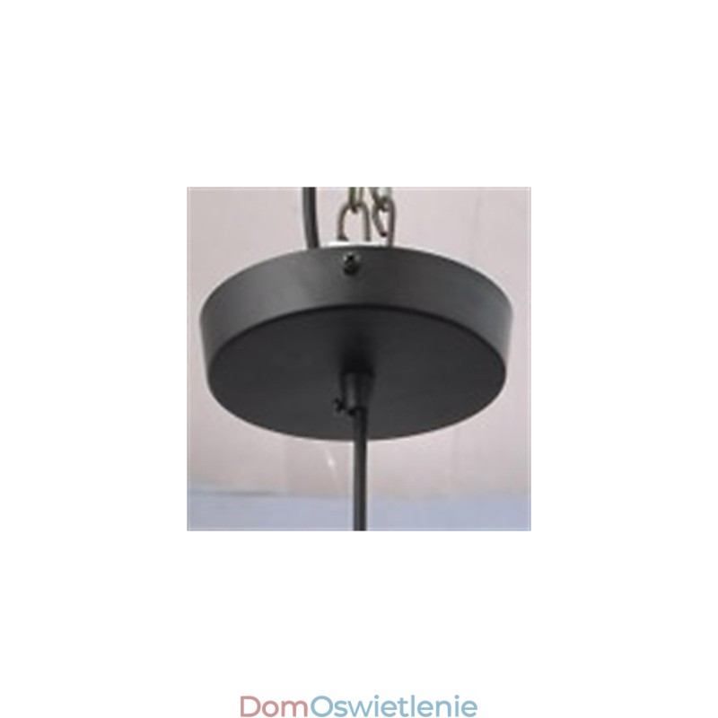 Amerykański retro minimalistyczny żyrandol z pojedynczą szybą