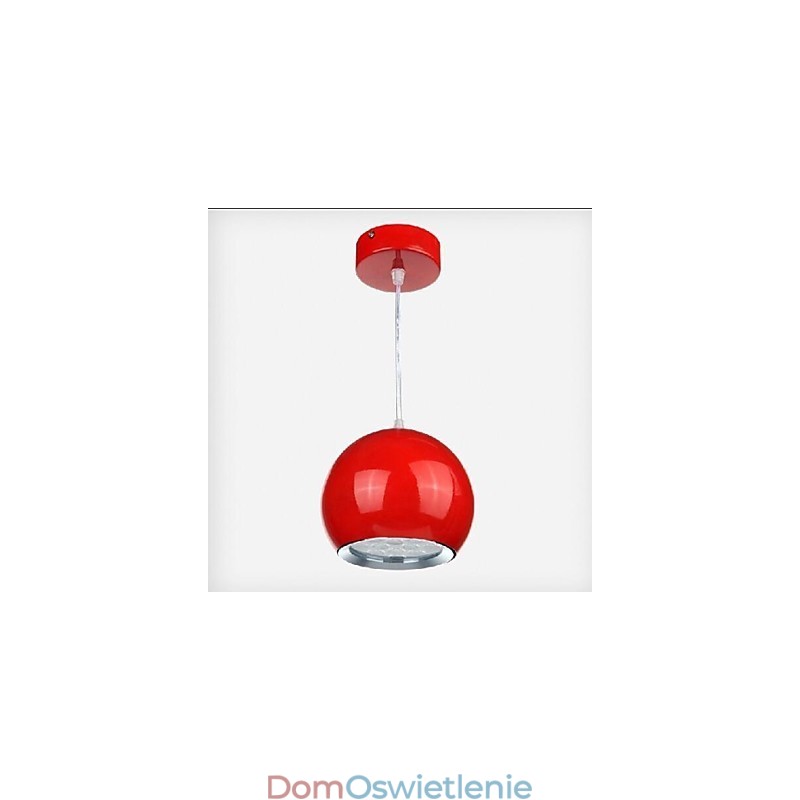 Nowoczesna współczesna lampa wisząca z metalowym globusem