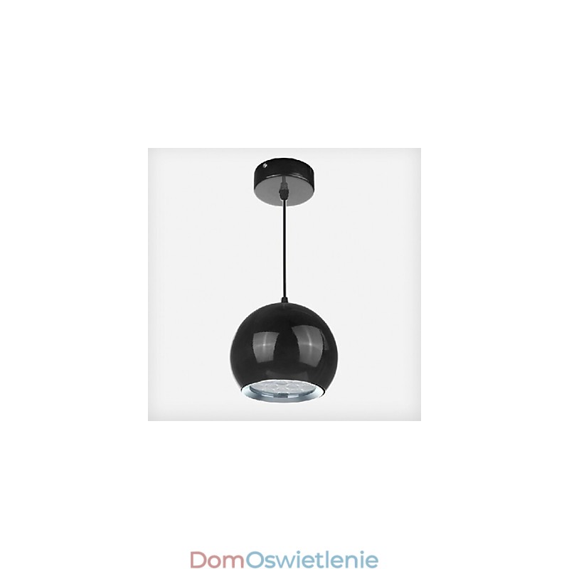 Nowoczesna współczesna lampa wisząca z metalowym globusem