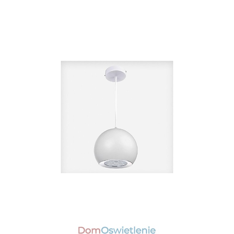 Nowoczesna współczesna lampa wisząca z metalowym globusem